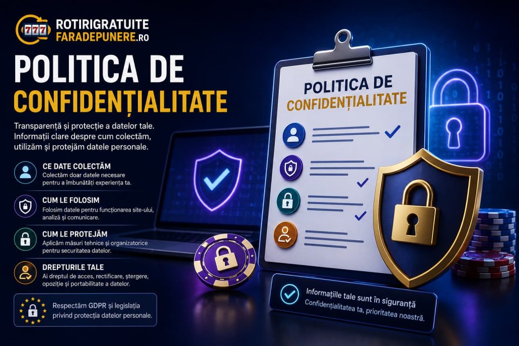 Politica de confidențialitate