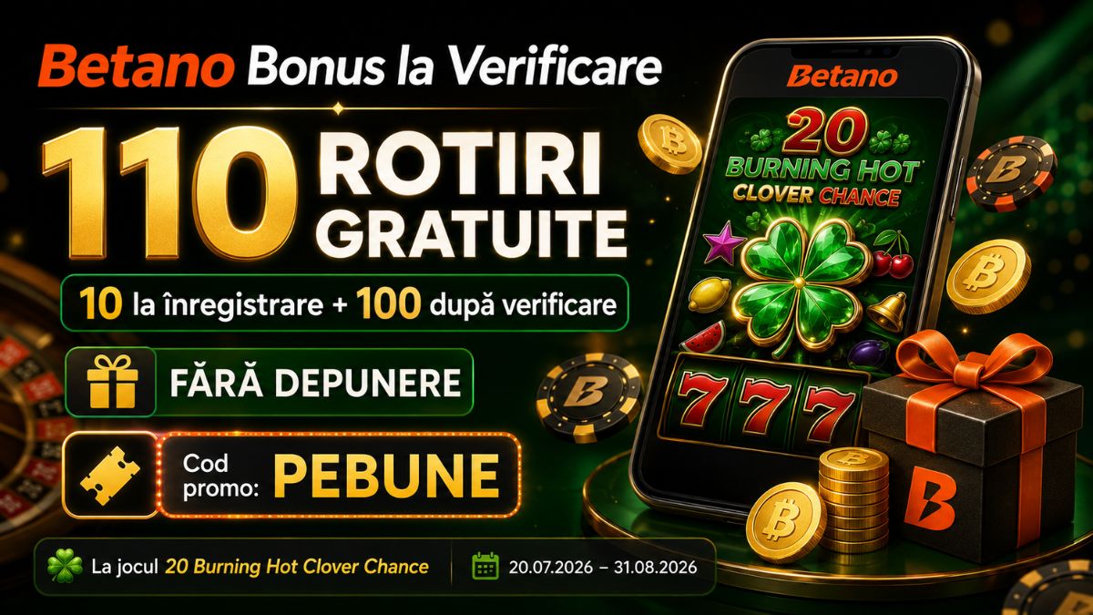 Betano fara depunere - 110 rotiri gratuite