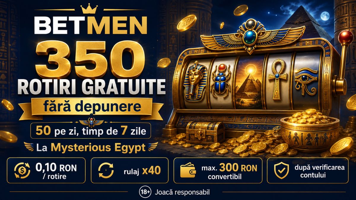 Betmen Fără Depunere 350 Rotiri Gratuite