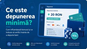 Ce este depunerea minimă la un cazino online