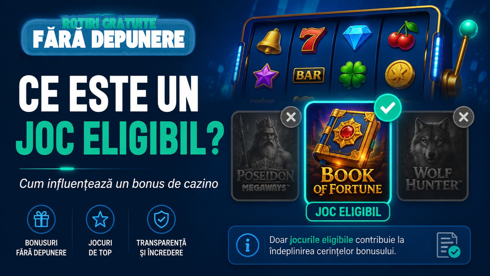 Ce este un joc eligibil la bonusurile de cazino