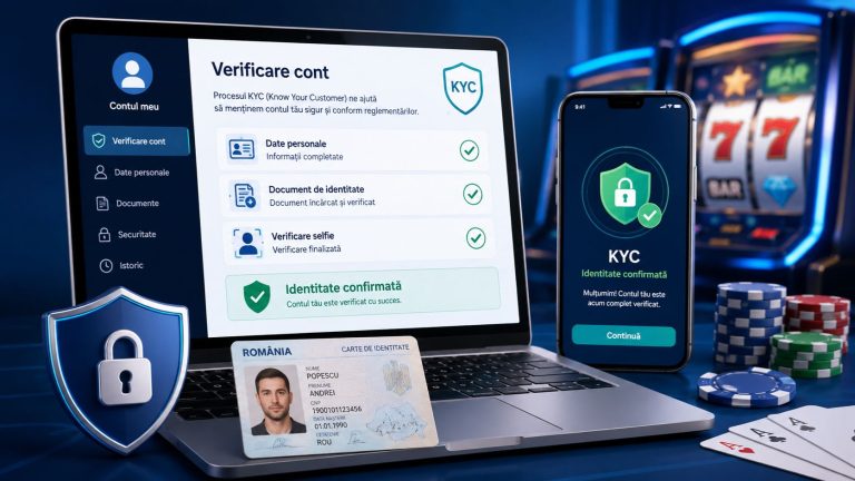 Ce înseamnă validarea contului (KYC) la cazinourile online?