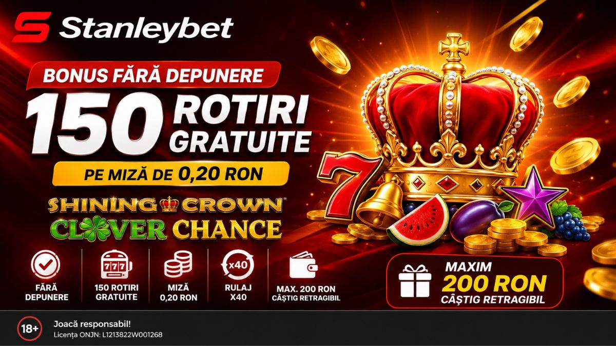 Stanleybet Fara Depune - 150 Rotiri Gratuite