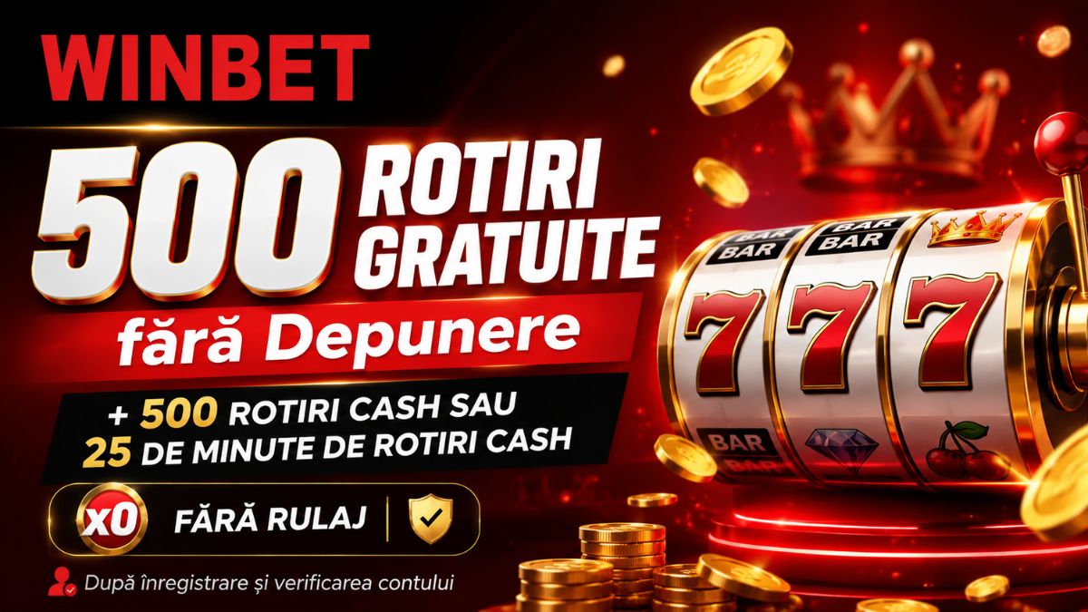 Winbet fara depunere - 500 rotiri gratuite